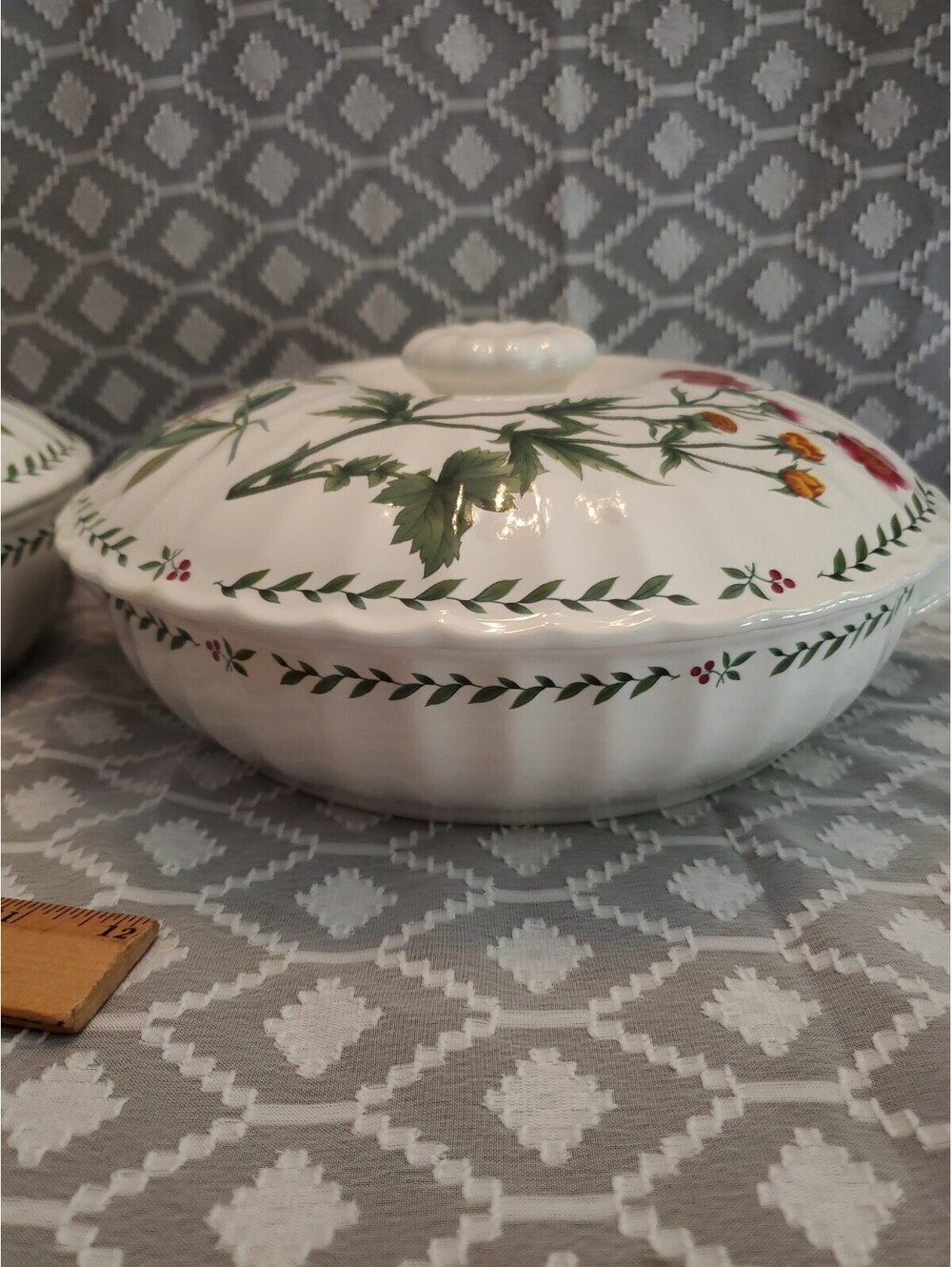 2 Mikasa Summer Symphony 1.5qt Round Covered Casserole $48 Each